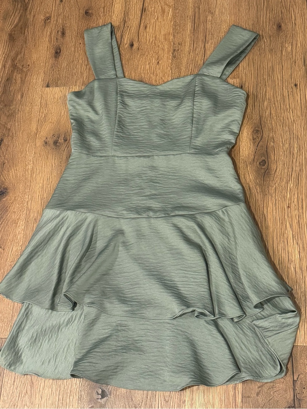 Altar'd State Women's Light olive green dress